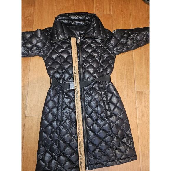 Michael Kors Packable Down Fill Puffer Jacket Mid-Length Women's Black Size Sm - Picture 13 of 16
